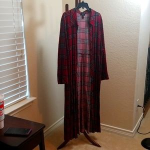 Tartan plaid coat dress-Torrid size 4